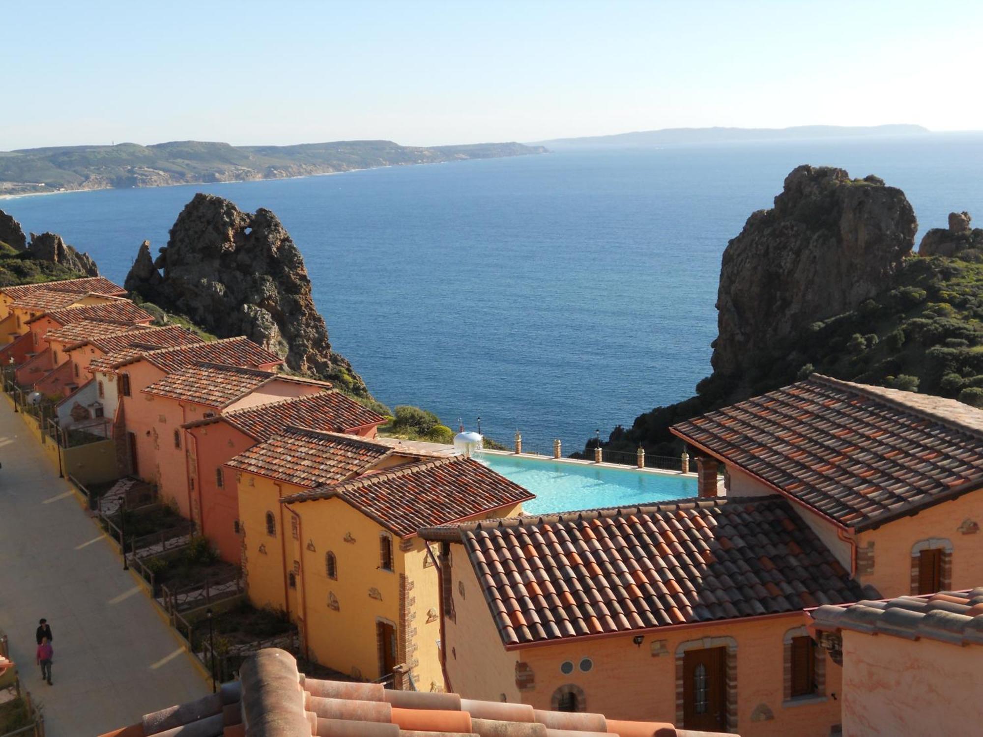 Villa Tramonti Sul Mare Nebida Ngoại thất bức ảnh