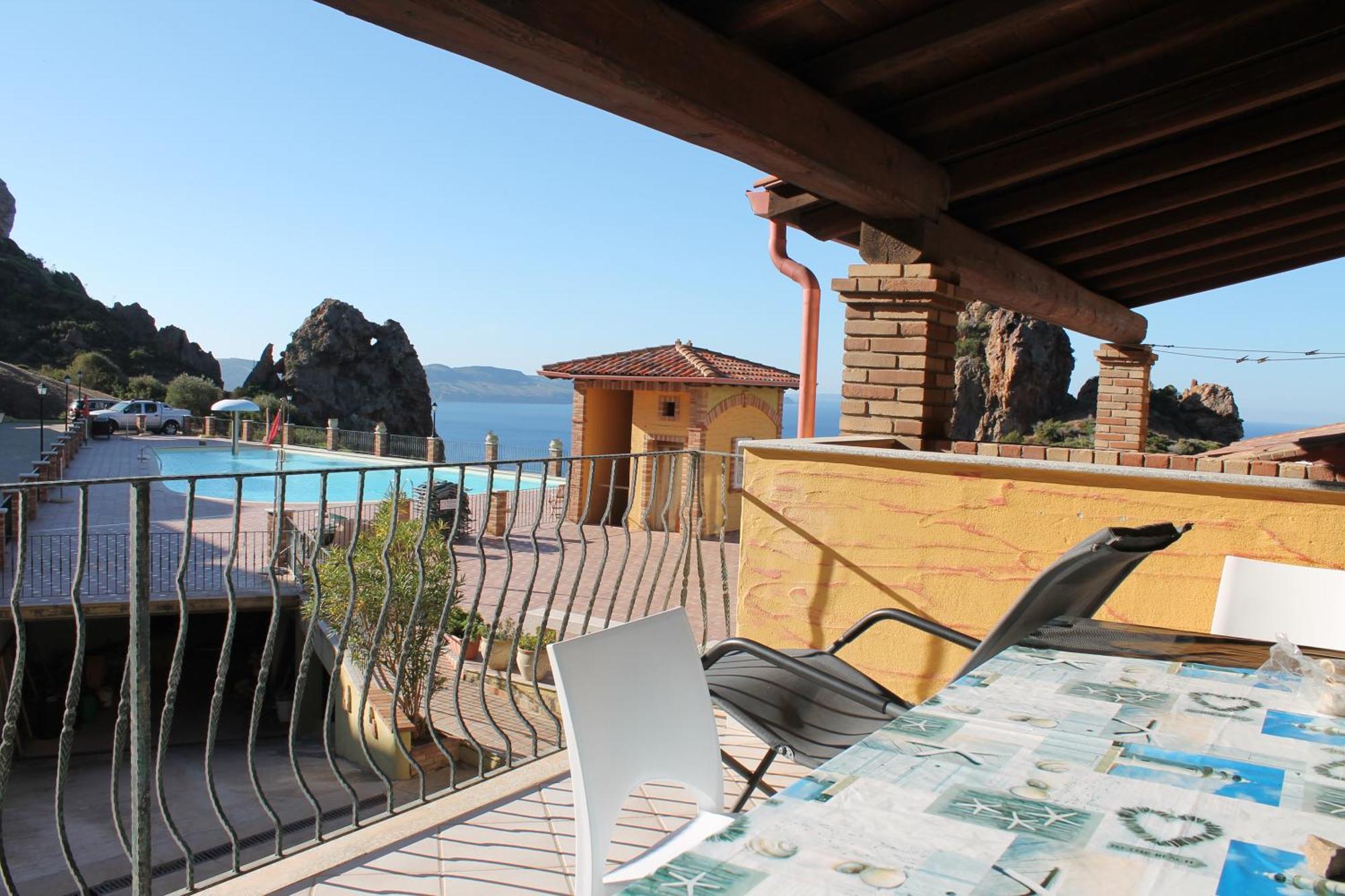 Villa Tramonti Sul Mare Nebida Ngoại thất bức ảnh